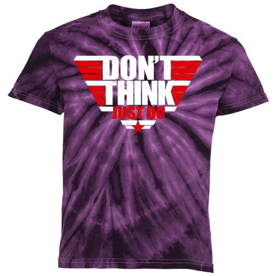 Cool Don't Think Just Do Logo Kids Tie-Dye T-Shirt