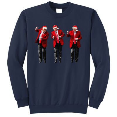 Christmas Donald Trump President 2024 Dancing Funny Santa Sweatshirt