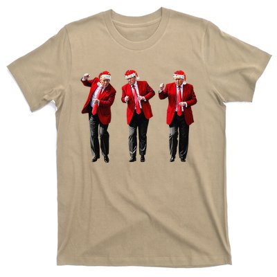 Christmas Donald Trump President 2024 Dancing Funny Santa T-Shirt