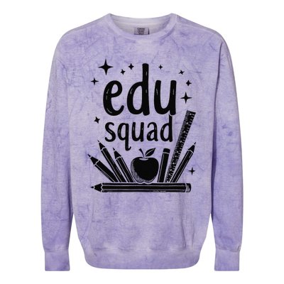 Curriculum Development Team Teaching Methods Educationalist Colorblast Crewneck Sweatshirt