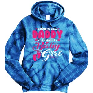 Cute Dad To Be Soon To Be A Daddy Gift Tie Dye Hoodie