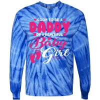 Cute Dad To Be Soon To Be A Daddy Gift Tie-Dye Long Sleeve Shirt