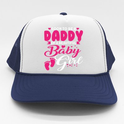 Cute Dad To Be Soon To Be A Daddy Gift Trucker Hat