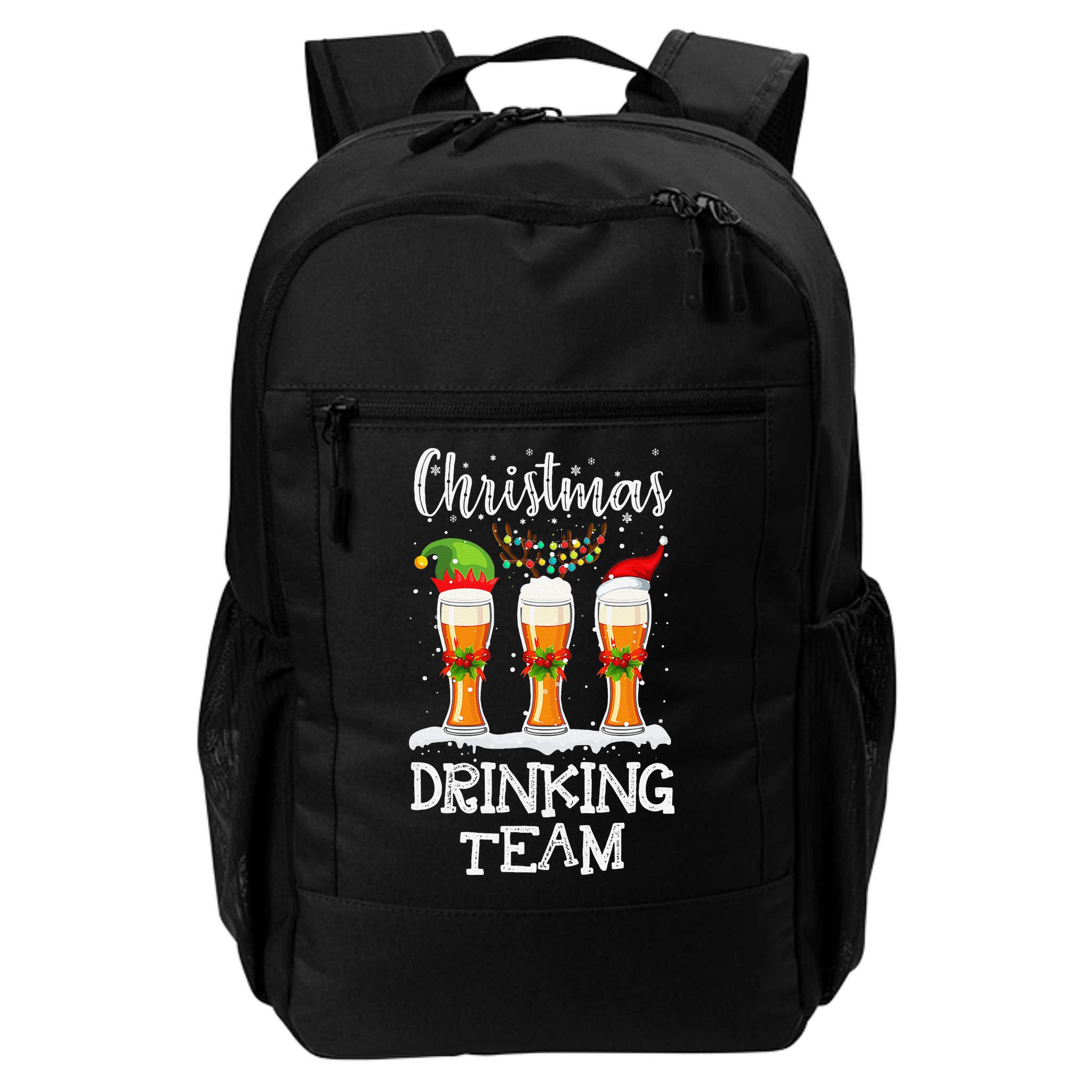 Christmas Drinking Team Holiday Season Xmas Beer Lover Backpack
