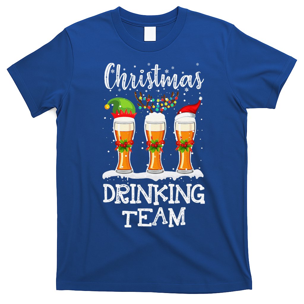 Christmas Drinking Team Holiday Season Xmas Beer Lover T-Shirt