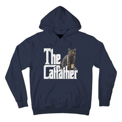 Cat Dad The Catfather Crazy Cat Father Kitty Daddy Tall Hoodie