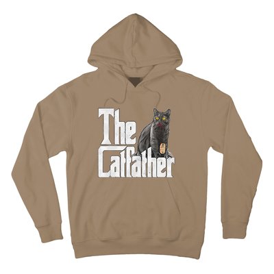 Cat Dad The Catfather Crazy Cat Father Kitty Daddy Hoodie