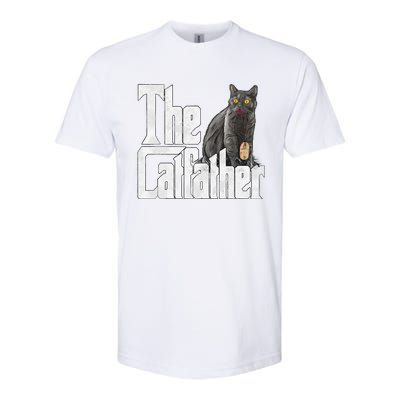 Cat Dad The Catfather Crazy Cat Father Kitty Daddy Softstyle CVC T-Shirt