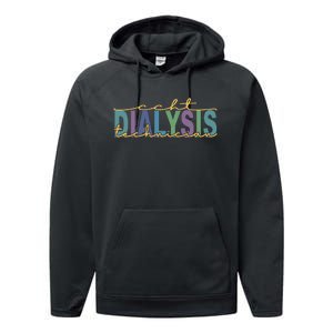 CCHT Dialysis Technician Hemodialysis Funny Kidney Dialysis Performance Fleece Hoodie