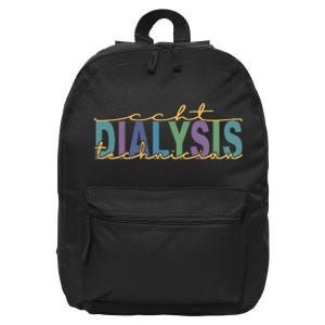 CCHT Dialysis Technician Hemodialysis Funny Kidney Dialysis 16 in Basic Backpack