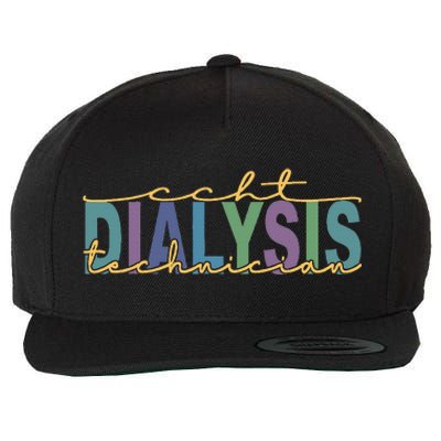 CCHT Dialysis Technician Hemodialysis Funny Kidney Dialysis Wool Snapback Cap