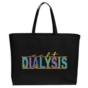 CCHT Dialysis Technician Hemodialysis Funny Kidney Dialysis Cotton Canvas Jumbo Tote