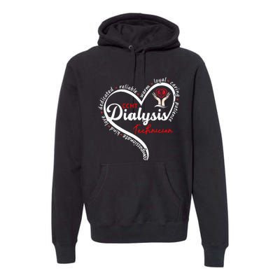 CCHT Dialysis Technician Kidney Hemodialysis Dialysis Tech Premium Hoodie