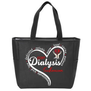 CCHT Dialysis Technician Kidney Hemodialysis Dialysis Tech Zip Tote Bag