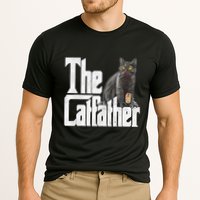 Cat Dad The Catfather Crazy Cat Father Kitty Daddy Cooling Performance Crew T-Shirt