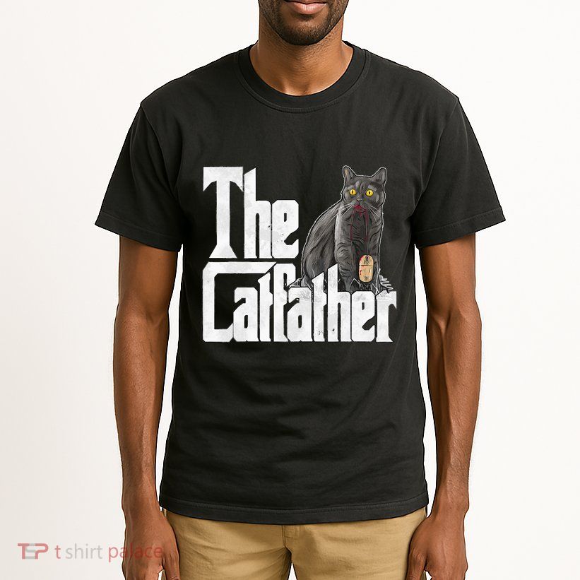 Cat Dad The Catfather Crazy Cat Father Kitty Daddy Tall T-Shirt
