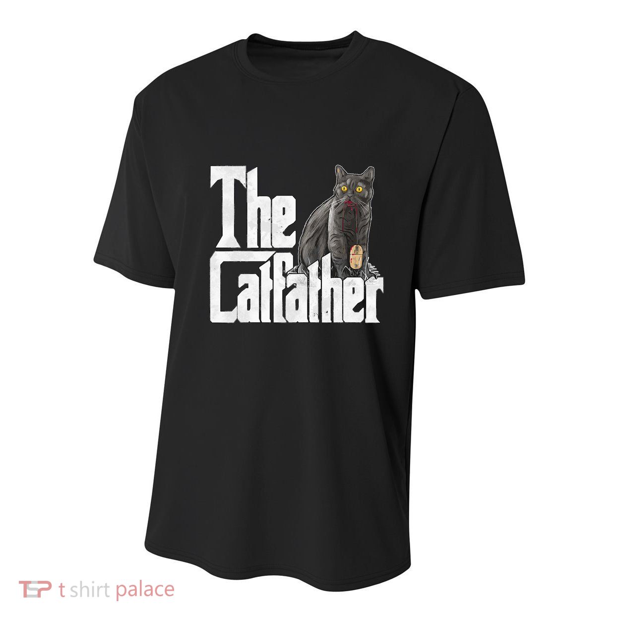 Cat Dad The Catfather Crazy Cat Father Kitty Daddy Youth Performance Sprint T-Shirt