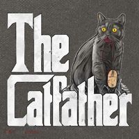 Cat Dad The Catfather Crazy Cat Father Kitty Daddy Cotton Canvas Backpack