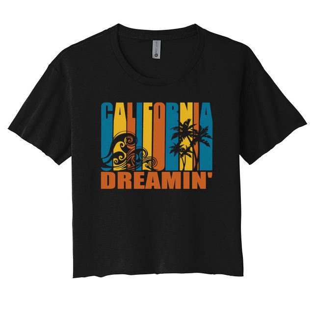 California Dreamin' T-Shirt Crop Top