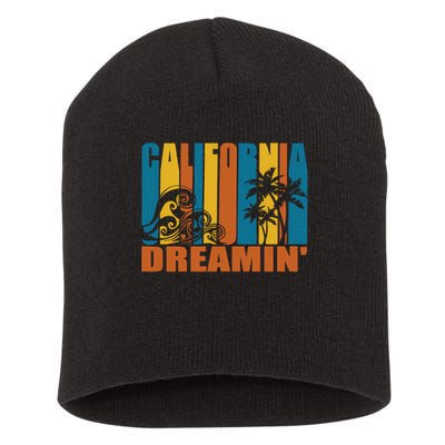 California Dreamin' T-Shirt Short Acrylic Beanie