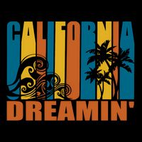 California Dreamin' T-Shirt Zip Tote Bag