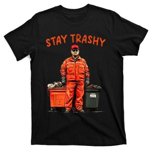 Cool Donald Trump Garbage Stay Trashy Funny Maga Trump 2024 T-Shirt