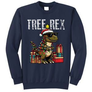 Christmas Dinosaur Tree Rex Xmas Trex Sweatshirt