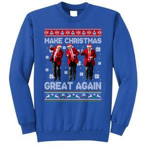 Christmas Donald Trump President 2024 Dancing Funny Santa Meaningful Gift Sweatshirt