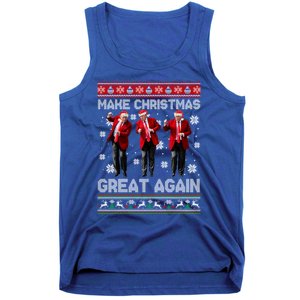 Christmas Donald Trump President 2024 Dancing Funny Santa Meaningful Gift Tank Top