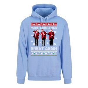 Christmas Donald Trump President 2024 Dancing Funny Santa Meaningful Gift Unisex Surf Hoodie