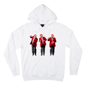 Christmas Donald Trump President 2024 Dancing Funny Santa Hoodie