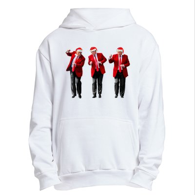 Christmas Donald Trump President 2024 Dancing Funny Santa Urban Pullover Hoodie