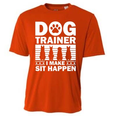 Cool Dog Trainer Dog Training Agility Class Cool Gift Cooling Performance Crew T-Shirt