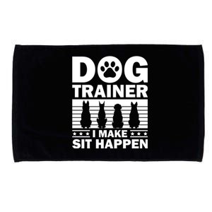 Cool Dog Trainer Dog Training Agility Class Cool Gift Microfiber Hand Towel