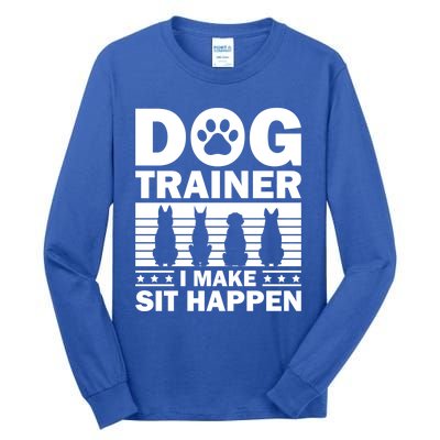 Cool Dog Trainer Dog Training Agility Class Cool Gift Tall Long Sleeve T-Shirt