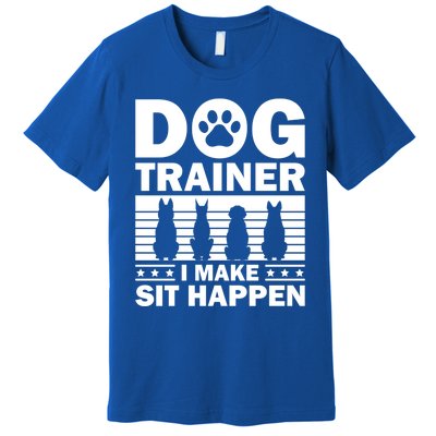 Cool Dog Trainer Dog Training Agility Class Cool Gift Premium T-Shirt