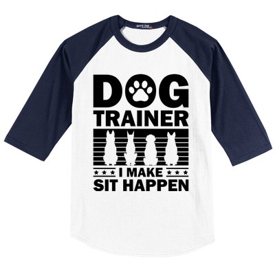 Cool Dog Trainer Dog Training Agility Class Cool Gift Baseball Sleeve Shirt