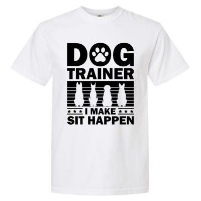 Cool Dog Trainer Dog Training Agility Class Cool Gift Garment-Dyed Heavyweight T-Shirt