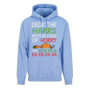 Christmas Deck The Harrs Fra Ra Ra Funny Turkey Unisex Surf Hoodie