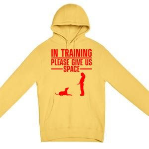 Cool Dog Training Design Dog Trainer Training Great Gift Premium Pullover Hoodie