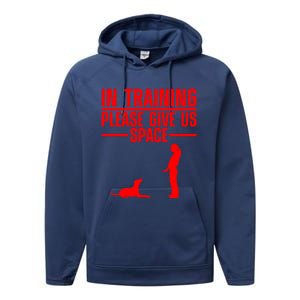 Cool Dog Training Design Dog Trainer Training Great Gift Performance Fleece Hoodie