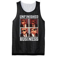 Cool Donald Trump Returns Second Term Unfinished Business Mesh Reversible Basketball Jersey Tank