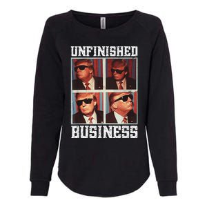 Cool Donald Trump Returns Second Term Unfinished Business Womens California Wash Sweatshirt