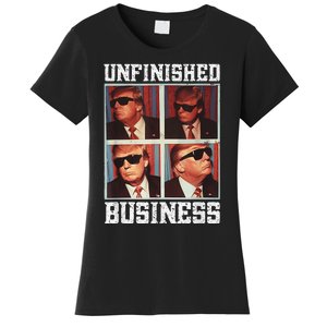 Cool Donald Trump Returns Second Term Unfinished Business Women's T-Shirt