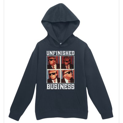 Cool Donald Trump Returns Second Term Unfinished Business Urban Pullover Hoodie