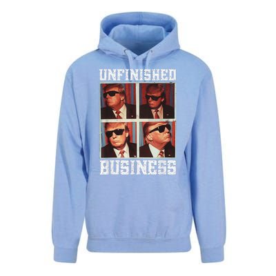 Cool Donald Trump Returns Second Term Unfinished Business Unisex Surf Hoodie