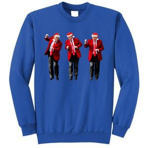 Christmas Donald Trump President 2024 Dancing Funny Santa Sweatshirt