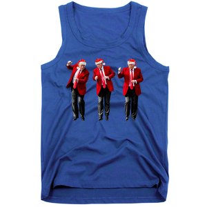 Christmas Donald Trump President 2024 Dancing Funny Santa Tank Top