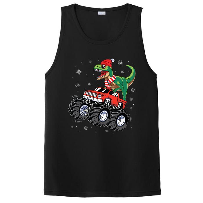 Christmas Dinosaur T Rex Riding Monster Truck PosiCharge Competitor Tank