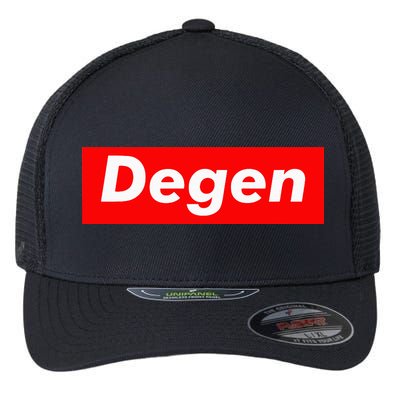 Cryptocurrency Day Trader Gifts Degen Crypto Flexfit Unipanel Trucker Cap
